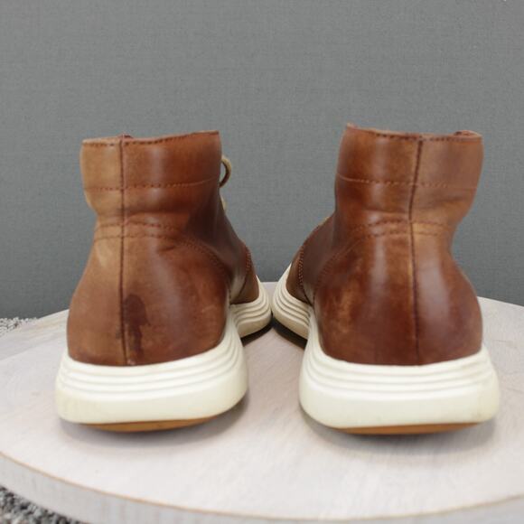 Cole Haan GrandOS Chukka Boots Mens 10 Brown Leather - Picture 6 of 9